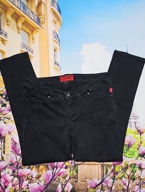 Tripp‎ NYC Black High Waist Jeans Plus Size 16